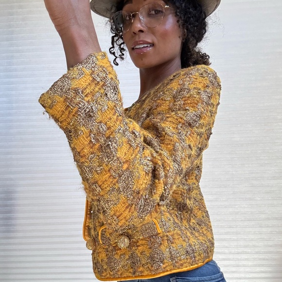 Mimmina 80’s Vintage Cropped Coat - Picture 4 of 15